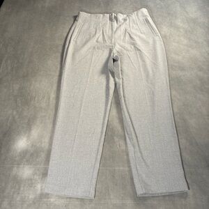 Zara Gray Pleated Trousers Hook and Bar Enclosure Women’s XL